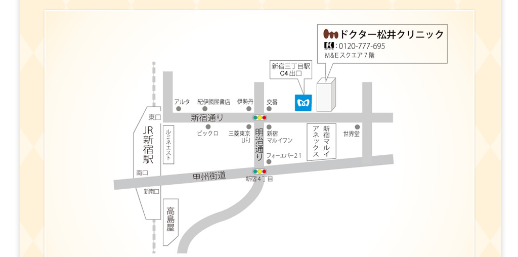 ドクター松井クリニック　アクセスマップ